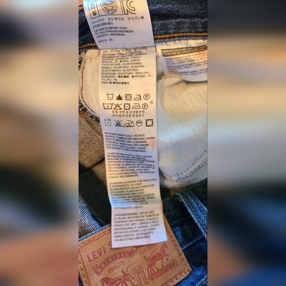 RARE Levi's Wedgie White Oak Cone Denim Jeans - Picture 4 of 6